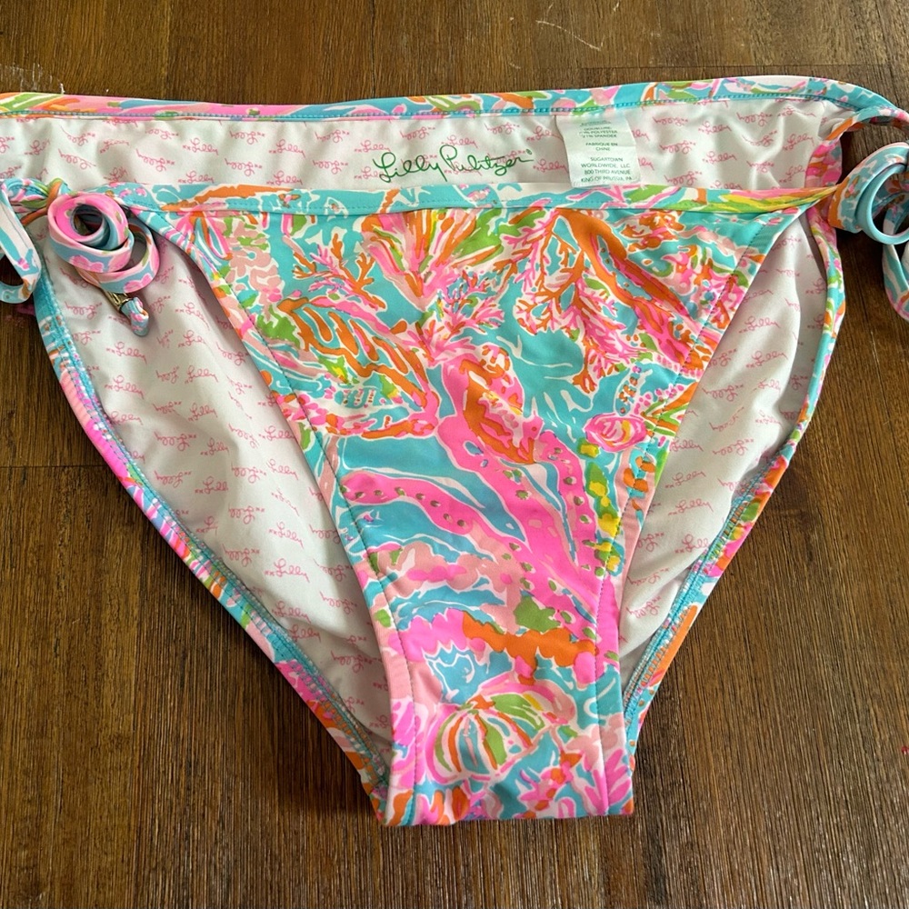 Lilly Pulitzer Scuba to Cuba bikini bottom — medium M